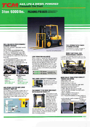 डीजल फोर्कलिफ्ट TCM FD 30 Z 5 T