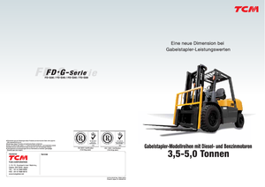 डीजल फोर्कलिफ्ट TCM FD 35 T 2