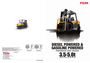 डीजल फोर्कलिफ्ट TCM FD 40 T 2
