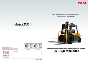 डीजल फोर्कलिफ्ट TCM FD 40 T 2
