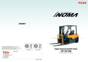 डीजल फोर्कलिफ्ट TCM FD 35 T 3 S Inoma