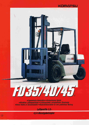 डीजल फोर्कलिफ्ट Komatsu FD 35 T-5 E