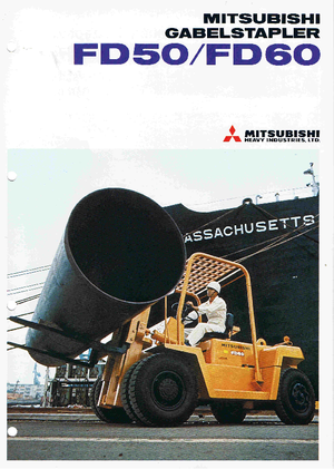 डीजल फोर्कलिफ्ट Mitsubishi FD 50 CT