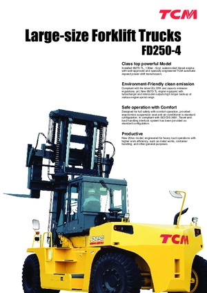 रफ टेरेन फोर्कलिफ्ट TCM FD 250-4