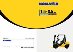 डीजल फोर्कलिफ्ट Komatsu FD 30 T 14
