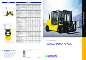 डीजल फोर्कलिफ्ट Hyundai 80D-7E ACE