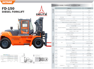 डीजल फोर्कलिफ्ट OCTANE FD160