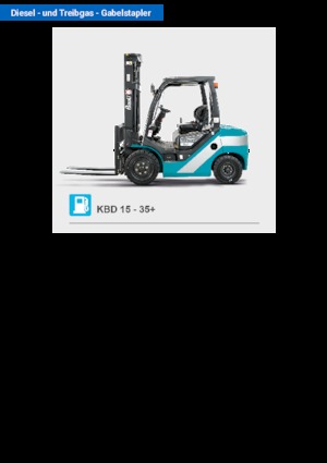 डीजल फोर्कलिफ्ट Baoli KBD 30+ EU5