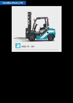 डीजल फोर्कलिफ्ट Baoli KBD 30+ EU5
