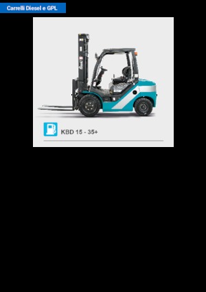 डीजल फोर्कलिफ्ट Baoli KBD 30+ EU5
