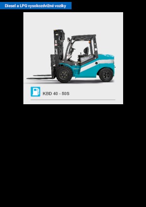 डीजल फोर्कलिफ्ट Baoli KBD 50S