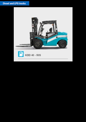 डीजल फोर्कलिफ्ट Baoli KBD 50S