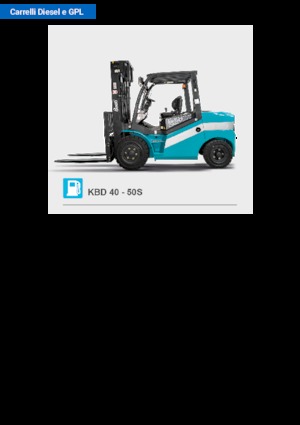 डीजल फोर्कलिफ्ट Baoli KBD 50S