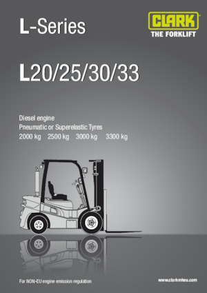 डीजल फोर्कलिफ्ट Clark L20D