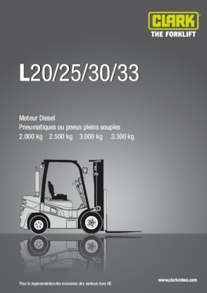 डीजल फोर्कलिफ्ट Clark L20D