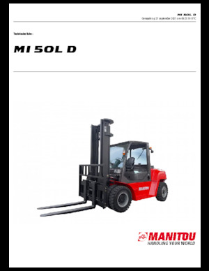 डीजल फोर्कलिफ्ट Manitou MI 50 L D