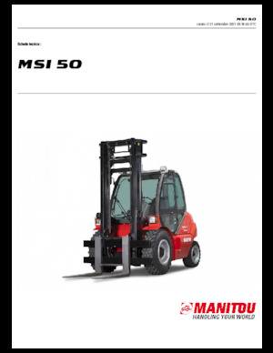 डीजल फोर्कलिफ्ट Manitou MSI 50