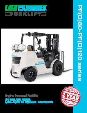 डीजल फोर्कलिफ्ट UniCarriers PFD100N