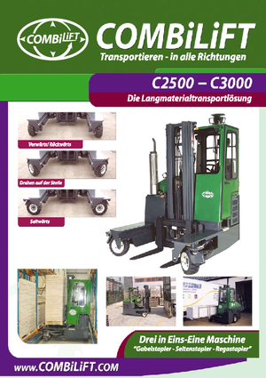 इलेक्ट्रिक मल्टीडायरेक्शनल फोर्कलिफ्ट Combi-Lift C 3000