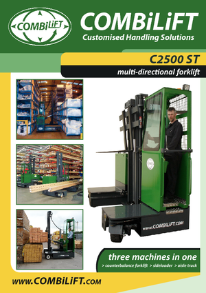 इलेक्ट्रिक मल्टीडायरेक्शनल फोर्कलिफ्ट Combi-Lift C 2500 ST