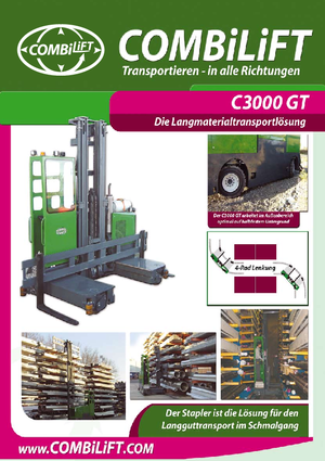 इलेक्ट्रिक मल्टीडायरेक्शनल फोर्कलिफ्ट Combi-Lift C 3000 GT