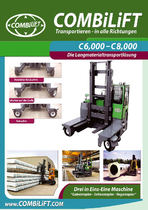 डीजल मल्टीडायरेक्शनल फोर्कलिफ्ट Combi-Lift C 6000