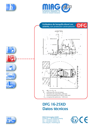 डीजल एक्सप्लोजन प्रूफ फोर्कलिफ्ट Miag DFG 20 XD