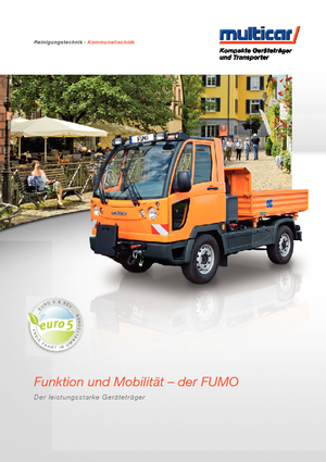 म्यूनिसिपल ट्रैक्टर फ्रंट हिच Multicar FUMO Tipper  Absetzk.