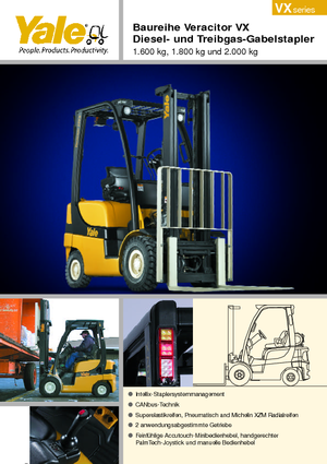 डीजल फोर्कलिफ्ट Yale GDP 16VX