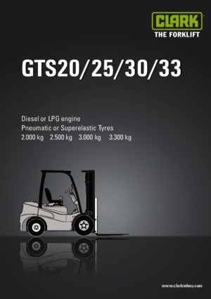 डीजल फोर्कलिफ्ट Clark GTS 25 D