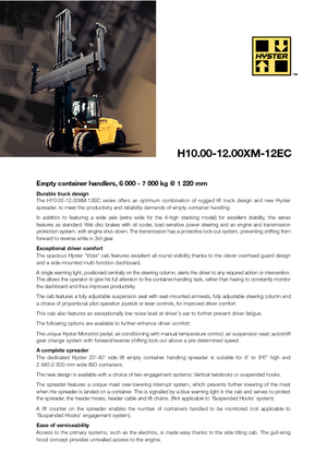 डीजल फोर्कलिफ्ट Hyster H12.00XM 12EC