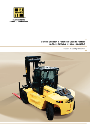 डीजल फोर्कलिफ्ट Hyster H14.00XM 6