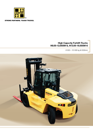 डीजल फोर्कलिफ्ट Hyster H8.00XM 6