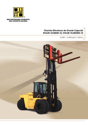 डीजल फोर्कलिफ्ट Hyster H18.00XMS 12