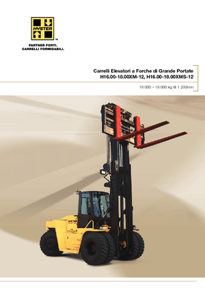 डीजल फोर्कलिफ्ट Hyster H18.00XMS 12