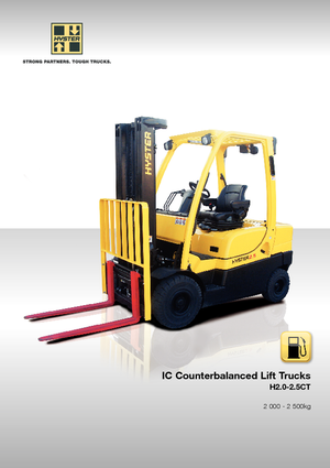 डीजल फोर्कलिफ्ट Hyster H2.0XT