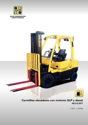 डीजल फोर्कलिफ्ट Hyster H2.5XT