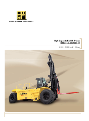 डीजल फोर्कलिफ्ट Hyster H40.00XMS 12