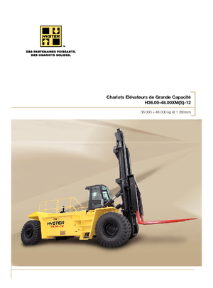 डीजल फोर्कलिफ्ट Hyster H44.00XMS 12