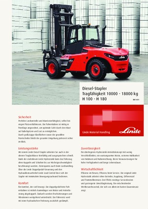 डीजल फोर्कलिफ्ट Linde H150/600D