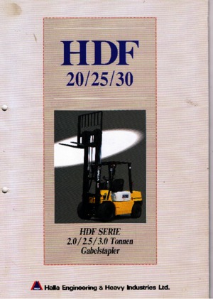 डीजल फोर्कलिफ्ट Halla HDF 30
