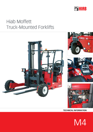 डीजल ट्रक माउंटेड फोर्कलिफ्ट Moffett M 4-25.4