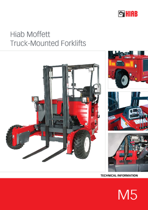 डीजल ट्रक माउंटेड फोर्कलिफ्ट Moffett M 5-20.3