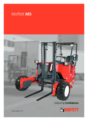 डीजल ट्रक माउंटेड फोर्कलिफ्ट Moffett M 5-20.4