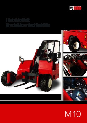 डीजल ट्रक माउंटेड फोर्कलिफ्ट Moffett M 10-25.3