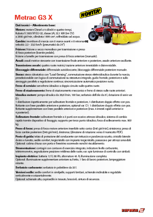 म्यूनिसिपल ट्रैक्टर फ्रंट हिच Reform Werke Metrac G 3 X