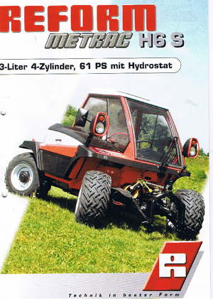 म्यूनिसिपल ट्रैक्टर फ्रंट हिच Reform Werke Metrac H 6 S
