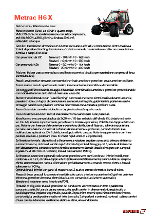 म्यूनिसिपल ट्रैक्टर फ्रंट हिच Reform Werke Metrac H 6 X
