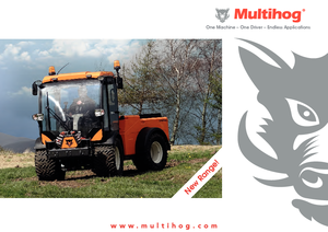 म्यूनिसिपल ट्रैक्टर फ्रंट हिच Multihog MXC 120