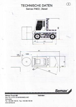 टेलीहैंडलर Semax P 40 L-D